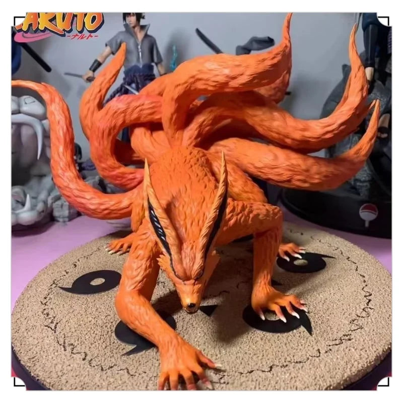 26cm Naruto Series Animation Pvc Model Action Tail Beast Series Nine Tail Fox Nine Lama Scene The Statue Presents A Toy Gift 26cm Naruto Series Animation Pvc Model Action Tail Beast Series Nine Tail Fox Nine Lama Scene The Statue Presents A Toy Gift